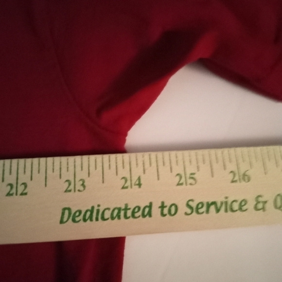 Delta Pro Weight Indiana University T-shirt , XL, Red, Pre_owned - Picture 5 of 5